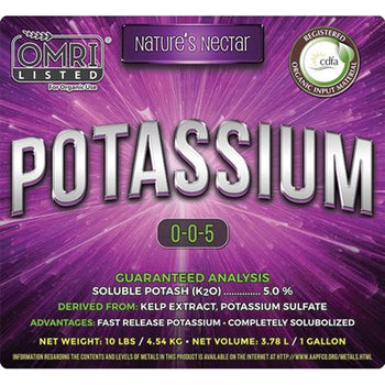 Nature's Nectar Potassium 0-0-5